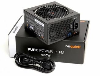 Be quiet pure power 11 fm 650 w power supply