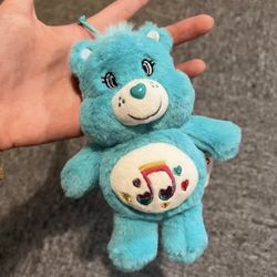 Carebear plush keychain