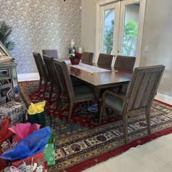 Large Solid Wood Dining