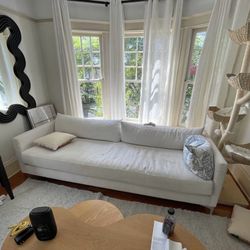 Meredith Baer White Couch