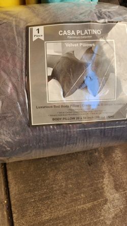 20x40" Velvet Body Pillow