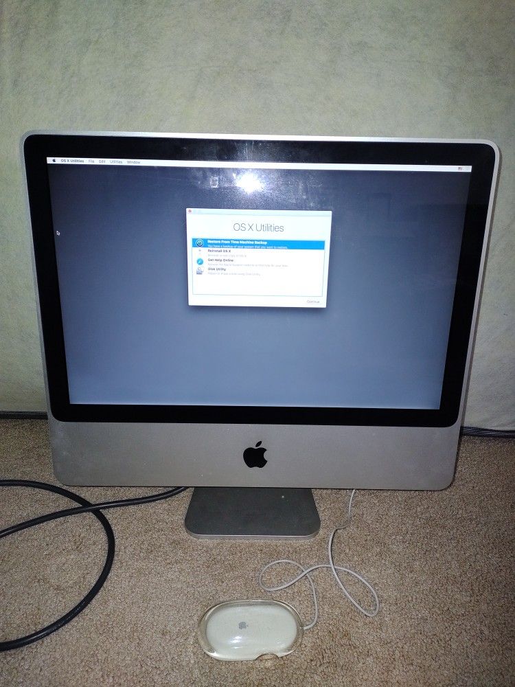 Apple iMac 20 inch 2.4 ghz 1 gb 250 gb sd/ap/bt