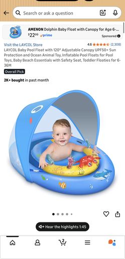 NEW!! Baby Pool Float 