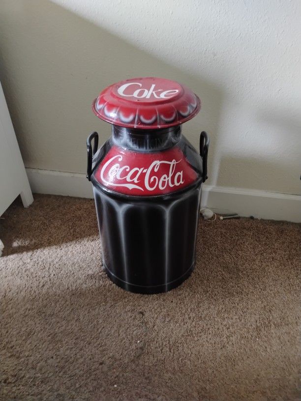 Antique Coca-Cola Painted Milk Jug