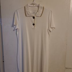 Calvin Klein Dress, Size Medium, Color White