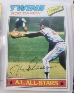 1977 TOPPS ROD CAREW ALL STAR HOF