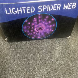 Lighted Spiderweb
