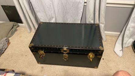 Seward flat top trunk.
