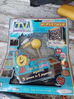 Ms Pac-Man and Atari TV game system