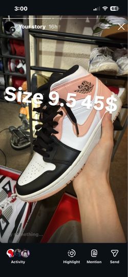 Air Jordan 1 mid size 9.5