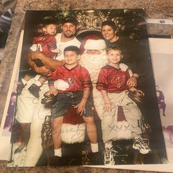 A Original Signed Michael Alscot  Christmas Photo 