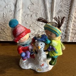 Hallmark Christmas Ornament 2008 First Snowman of the Year Boy and Girl
