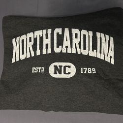 North Carolina Heather Gray Hoodie 2XL