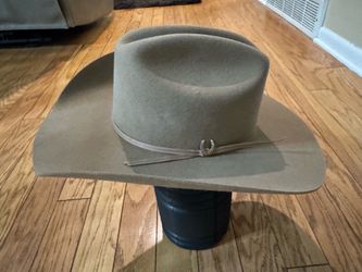 Seager Longhorn 4x felt hat color : Fawn size 6 7/8