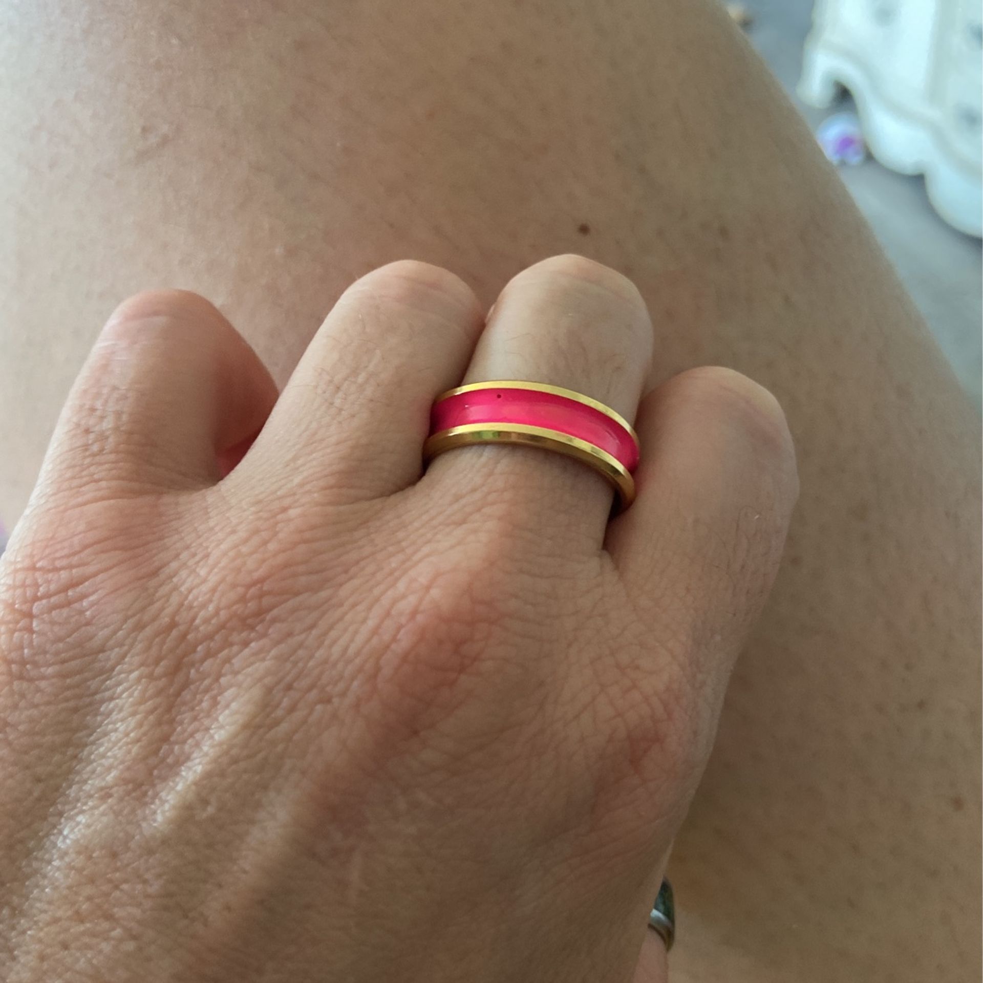 Stainless Steel Fluorescent Ring