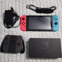 Nintendo Switch, Accessories And 5 Games. Bundle 