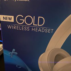 PS4 Wireless Headset New Gold 