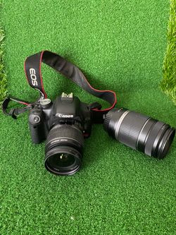 Canon Eos Rebel T1i Camera W/ 2 Lents 18-55mm/55-250mm