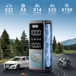 AVAPOW Tire Inflator Portable Air Compressor