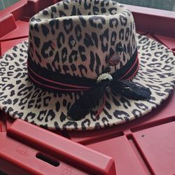Leopard Small Brim Hat