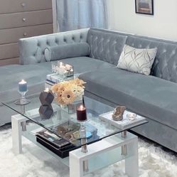 Sectional Couch With Pillows  