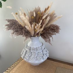 Porcelain Vase With Floral 