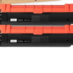 TN229XL Compatible Black Toner Cartridge Replacement for Use in Brother HL-L3220CDW HL-L3280CDW HL-L3295CDW HL-L3240CDW Series Printer (2 Black)