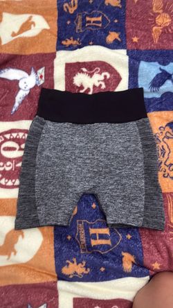 Gray Boxer Briefs with Black Waistband