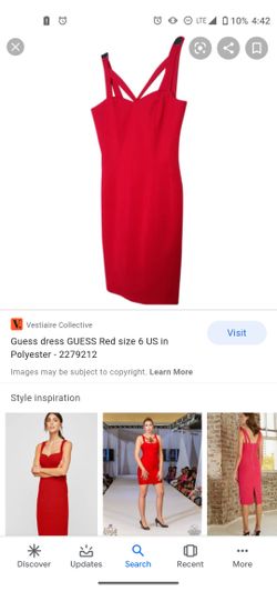 Guess Red Dress