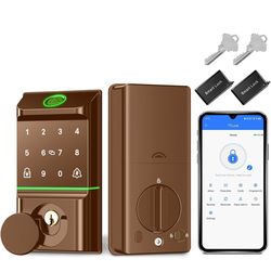 Smart Lock for Front Door, Keyless Entry Door Locks with Keypad, Fingerprint Door Lock Deadbolt, APP Control, IP53 Waterproof,Easy Install   $85