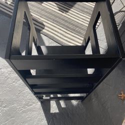 Custom Made black Wooden toddler Stool