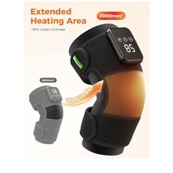 3-in-1 Heated Joint Wrap for Knee, Shoulder & Elbow - Cordless