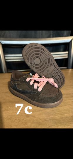7c Travis Scott Jordan 1 Low VELVET BROWN