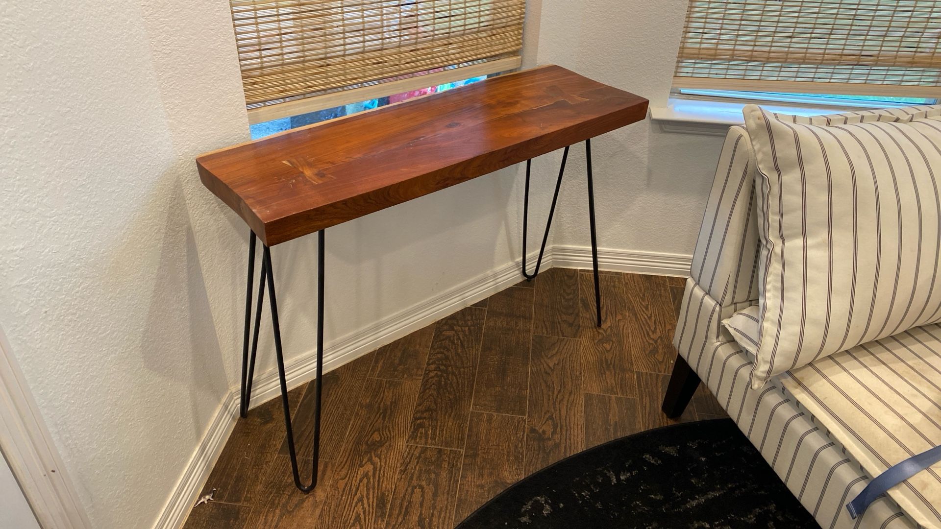 Live Edge Console Table