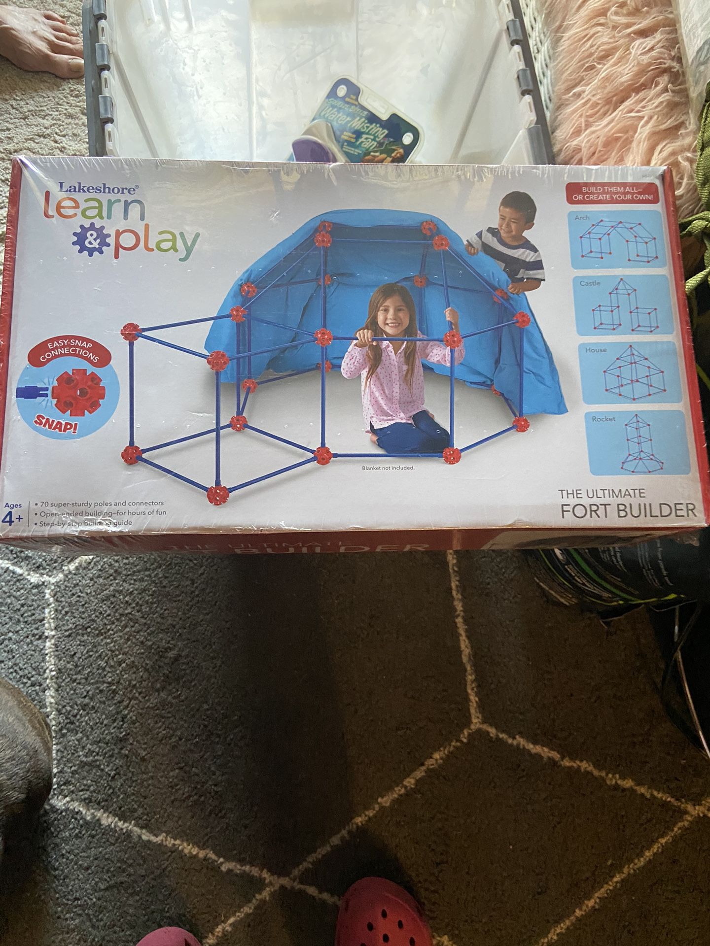 Nib Lakeshore Learn & Play Fort Builder Sells On Amazon For 116$