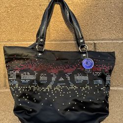 Vintage Coach Special Edition Holiday Tote Bag