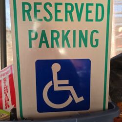 Reserved Parking Sing