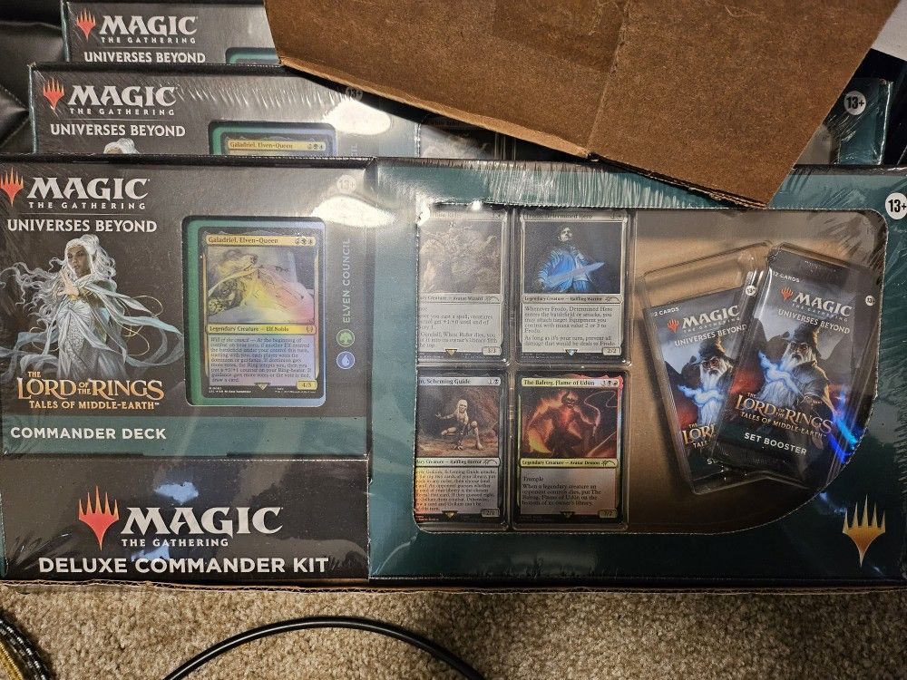 LOTR Elven Council Deluxe Commander Kit