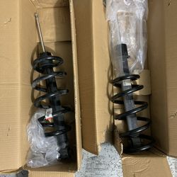 Tesla model three and model Y stock rear suspension shocks and Springs takeoffs