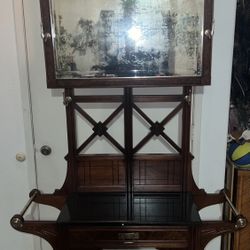 Antique Hall Tree