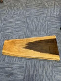 Rare Walnut Fiery Heart Slab Coffee Table