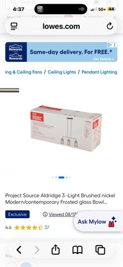 Project source 3 light linear pendant chandelier