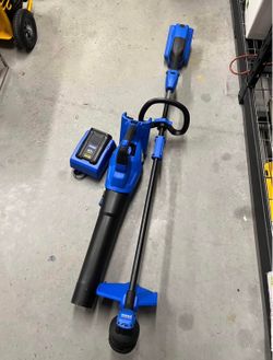 Kobalt 40 volt Cordless String Trimmer and Leaf Blower Kit