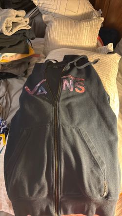 Van’s Navy Zip Up Sweatshirt