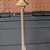 Vintage 1920s Philadelphia's Horn & Brannen Brass Floor Lamp