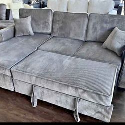 ✅️✅️Convertible Sectional W/ Cup Holder & W/ USB Port✅️