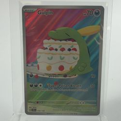 Pokémon TCG Stellar Crown Gulpin 154/142 Holo English