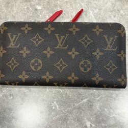 AUTHENTIC LOUIS VUITTON INSOLITE WALLET, RED