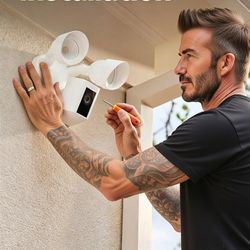 NEW Ring Floodlight Cam Wired Plus (black) – 1080p HD Security Camera