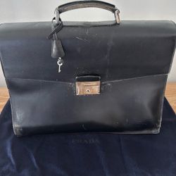 Prada Leather Briefcase 